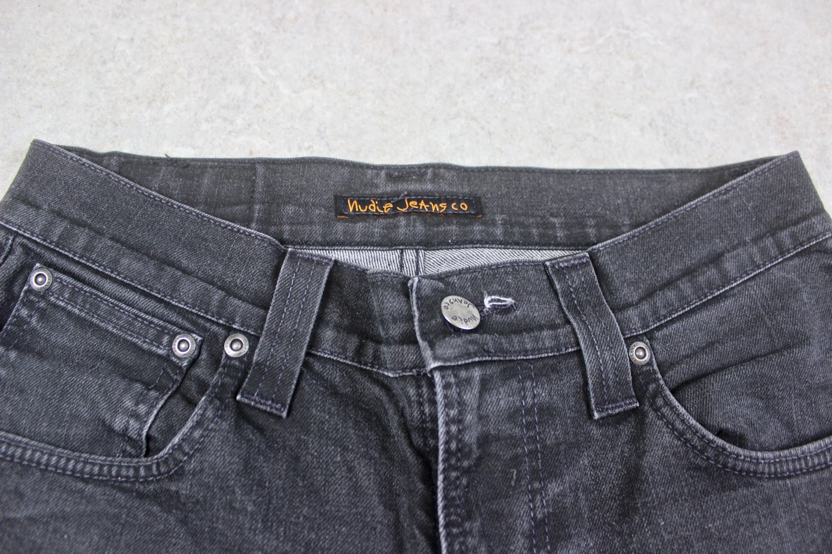Nudie Jeans Co - Denim Cut Off Shorts - Black - 30