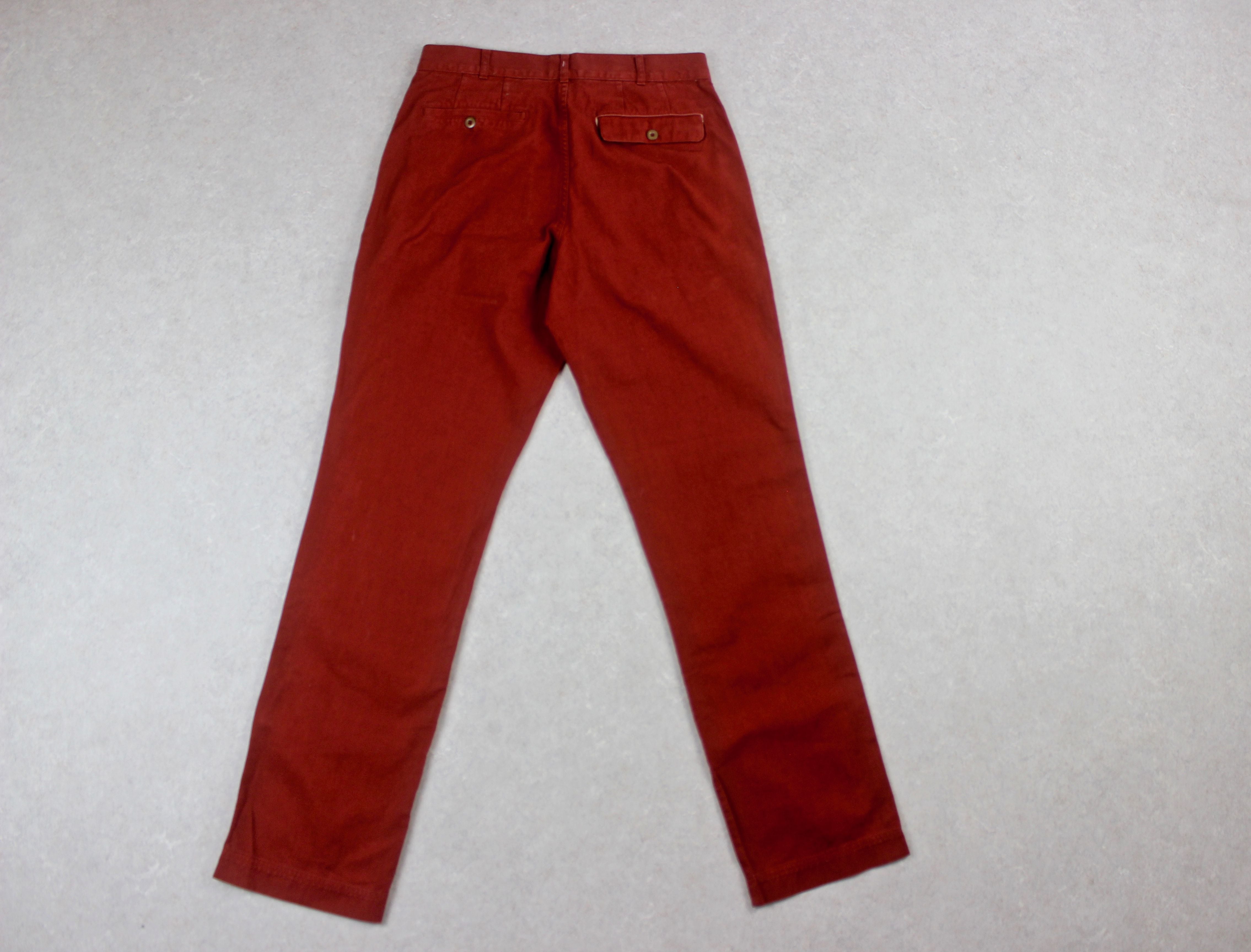 MHL Margaret Howell - Fatigue Trousers - Red - Small