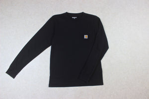 Carhartt WIP - Long Sleeve T Shirt - Black - Small
