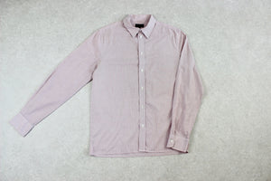 A.P.C. - Shirt - Pink/White Stripe - Small