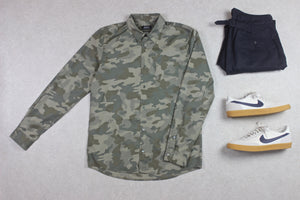A.P.C. - Shirt - Green/Khaki Camo - Small