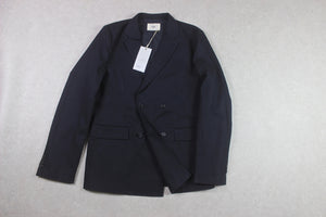 Folk - Double Breasted Blazer Jacket - Navy Blue - 4/Large - Brand New