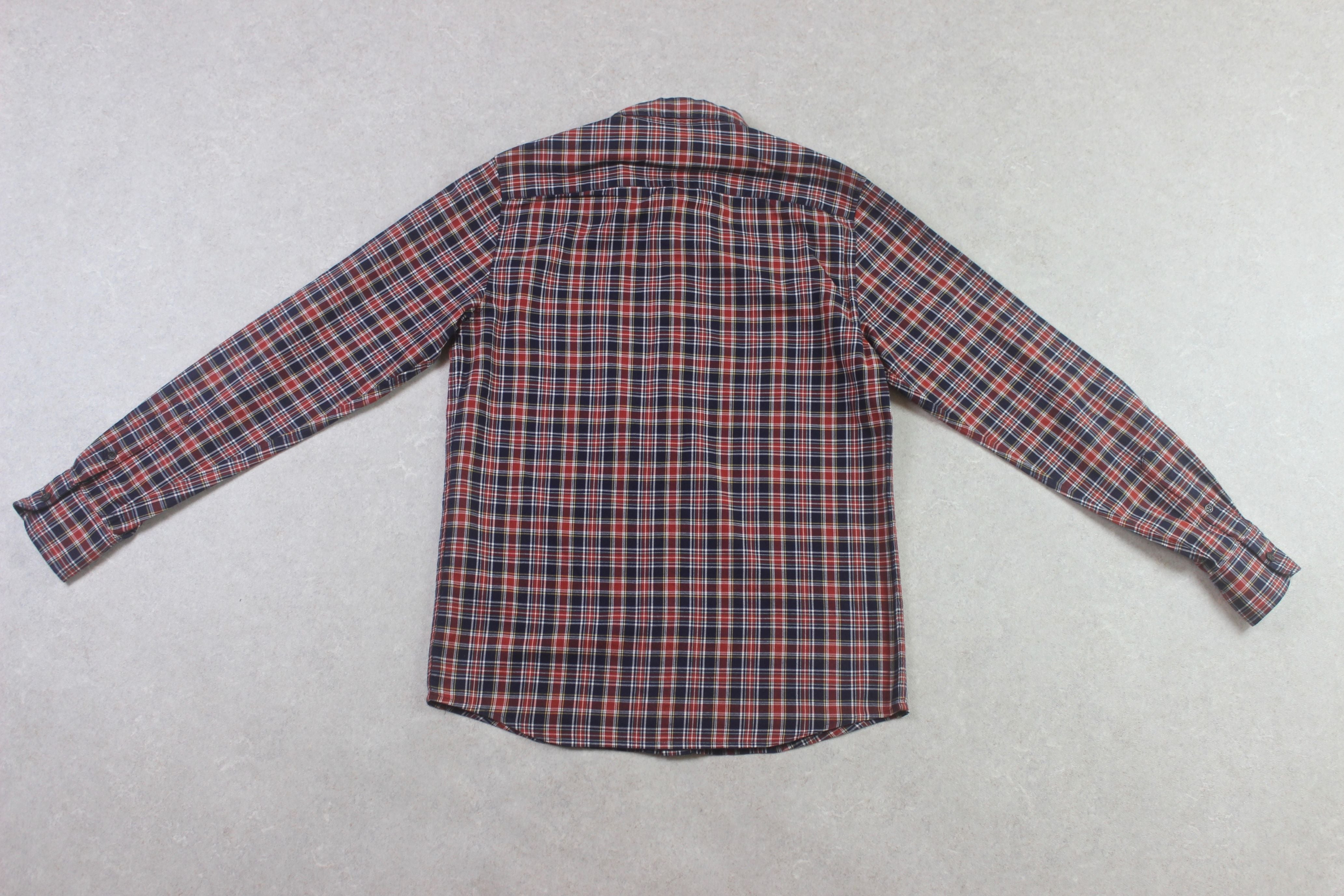A.P.C. - Shirt - Red/Navy Blue Check - Small