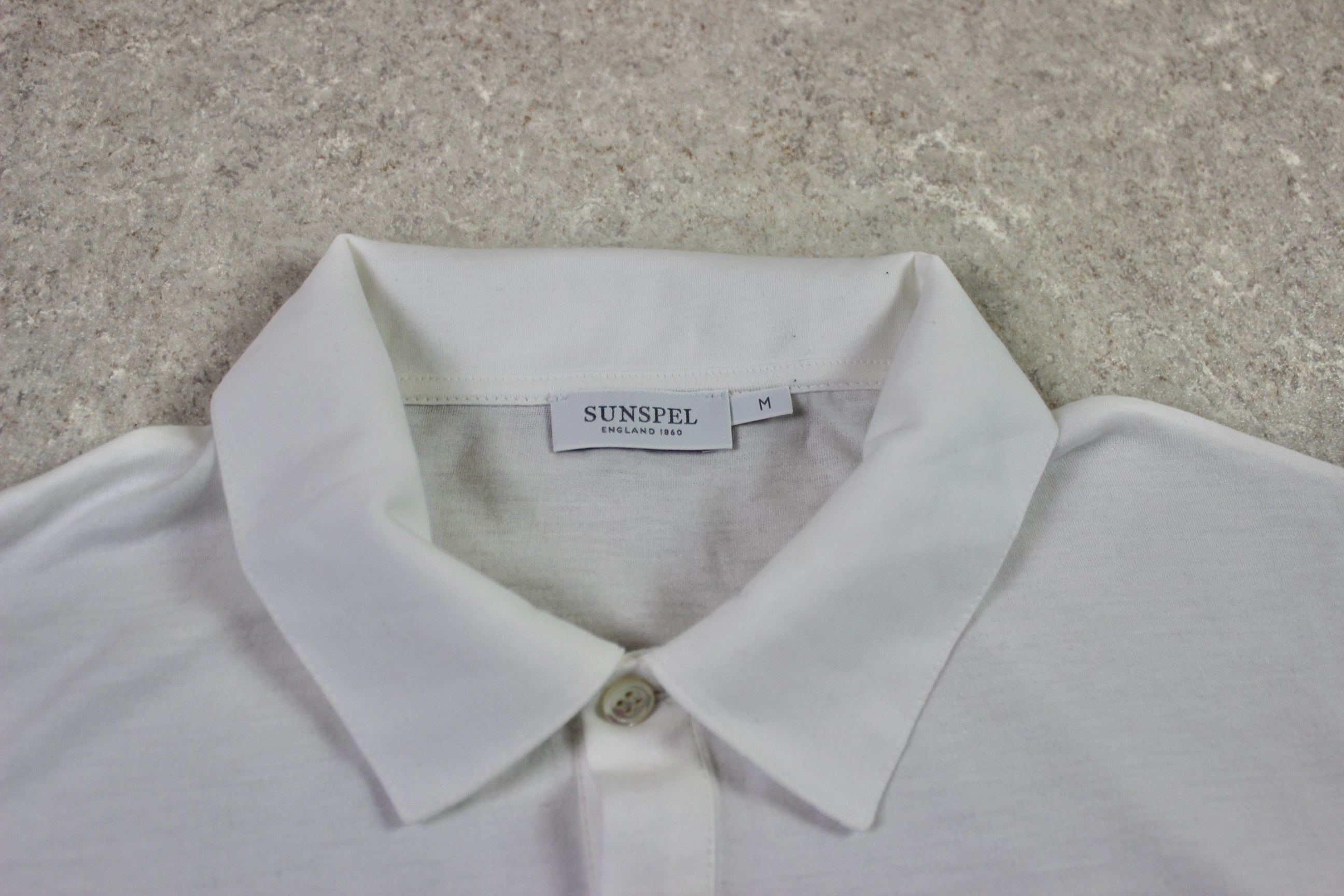 Sunspel - Polo Shirt - White - Medium