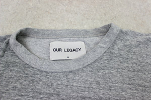 Our Legacy - Towelling T Shirt - Grey - 48/Medium