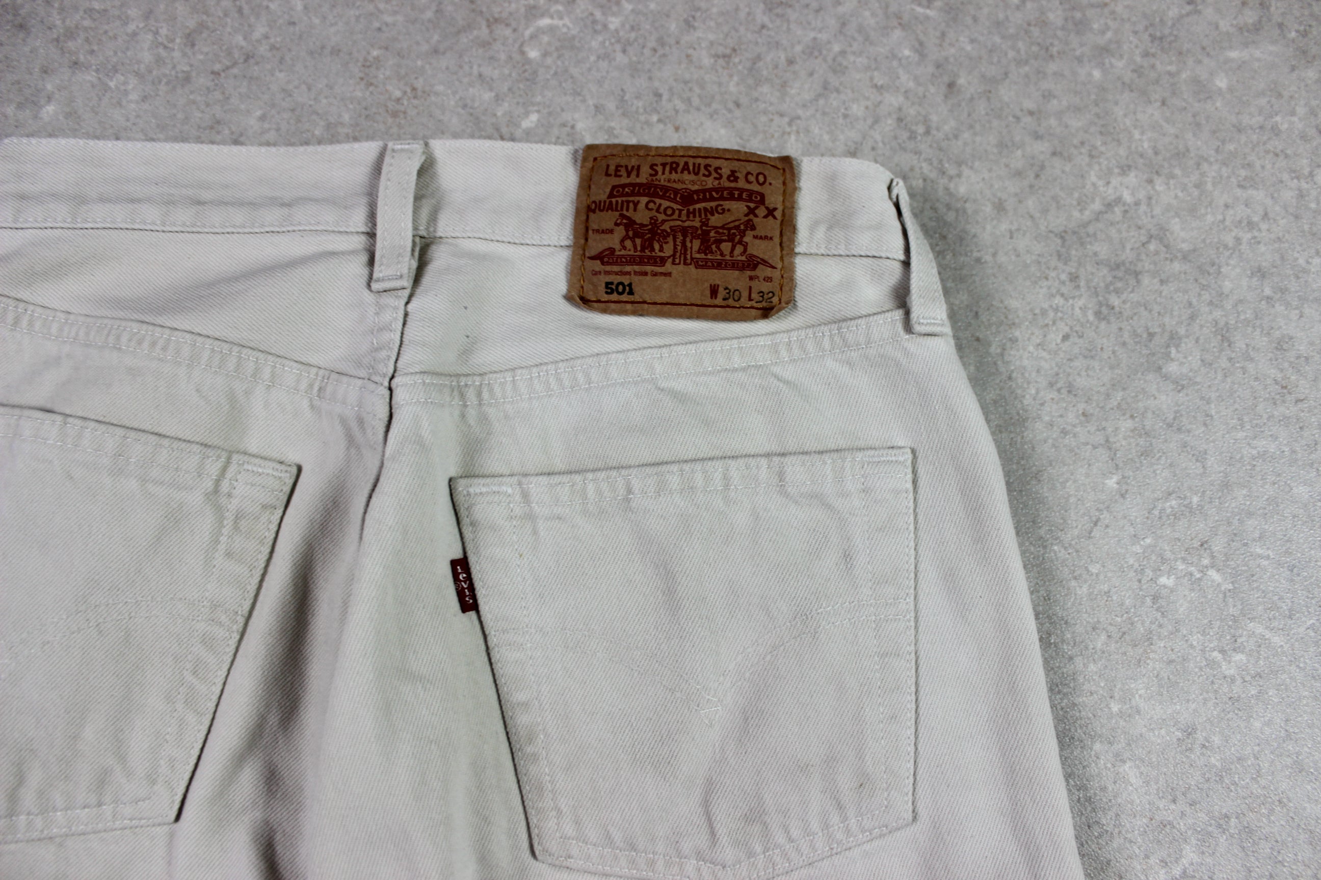 Levi's - 501 Jeans Made in UK - Beige - 30/32
