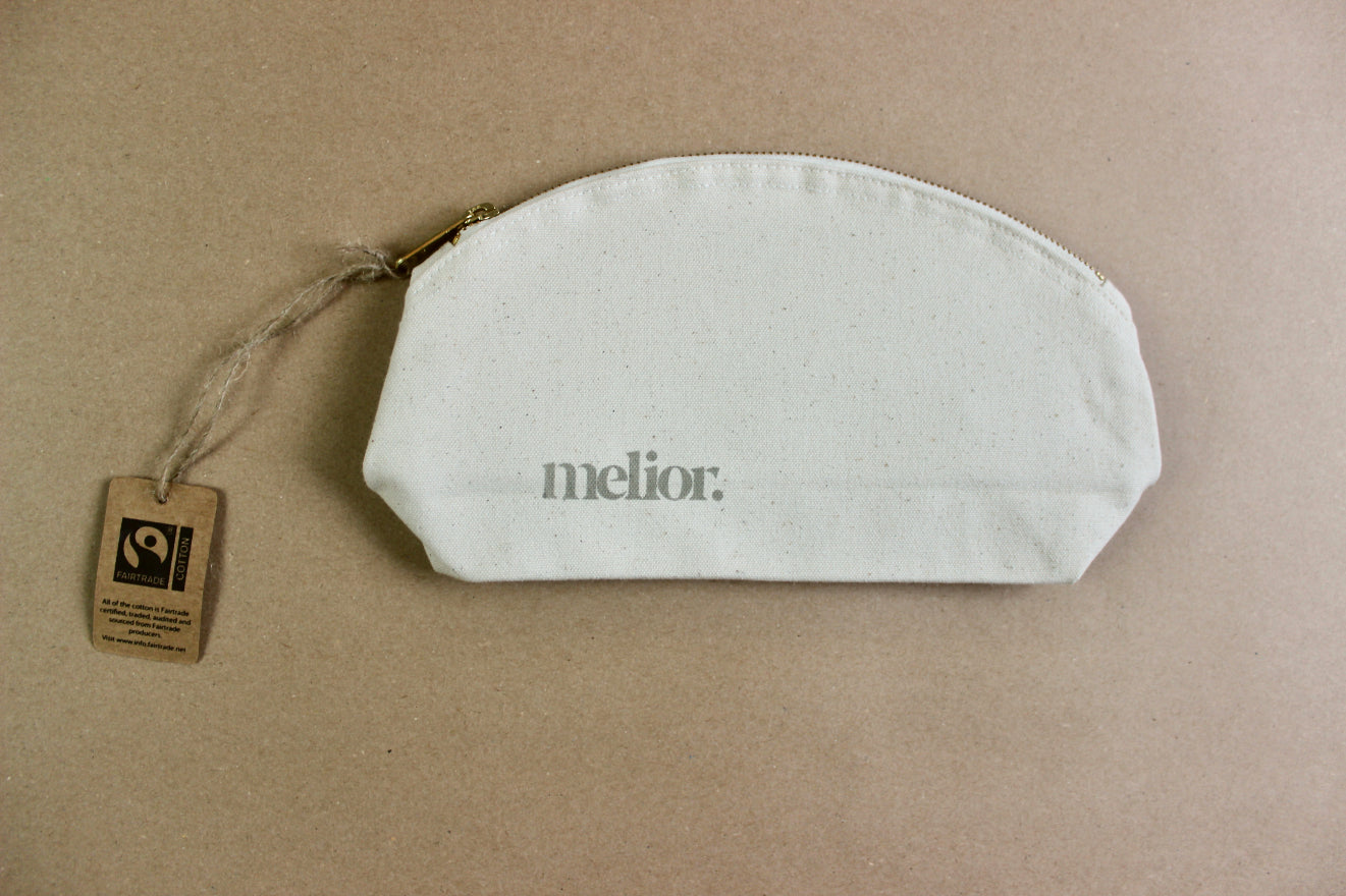 melior. - Fairtrade Organic Cotton Accessories/Travel Wash Bag