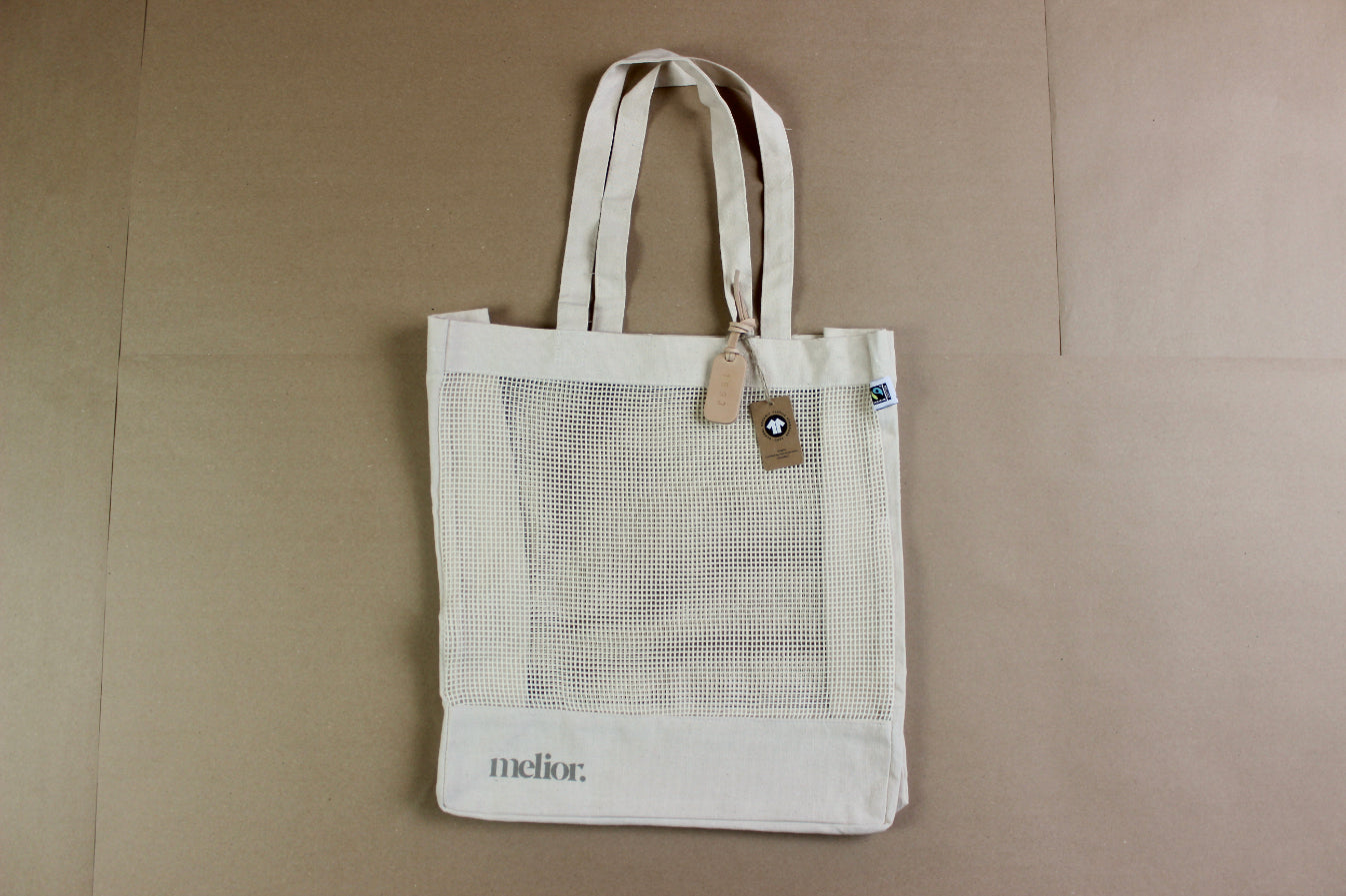 melior. - Fairtrade Organic Cotton Mesh Shopper Bag