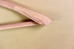 melior. - Premium Cedar Wood Wide Shoulder Clothes Hanger