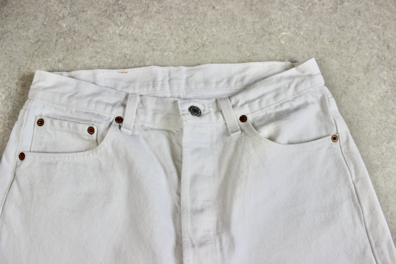 Levi's - 501 Jeans Vintage Made in USA - White - 33/32