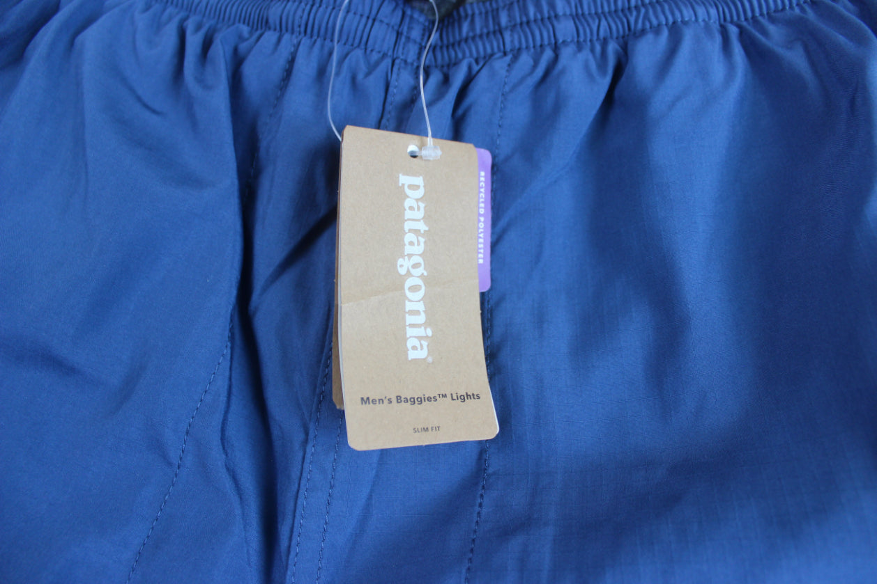 Patagonia - Baggies Lights Shorts - Stone Blue - Small - Brand New