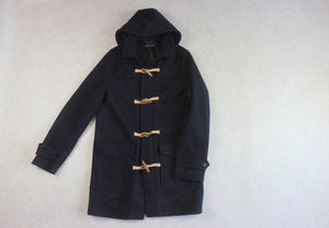 Tommy Hilfiger - Wool Duffle Coat - Navy Blue - Small