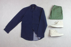Albam - Chore Workwear Jacket - Navy Blue - 1/Small