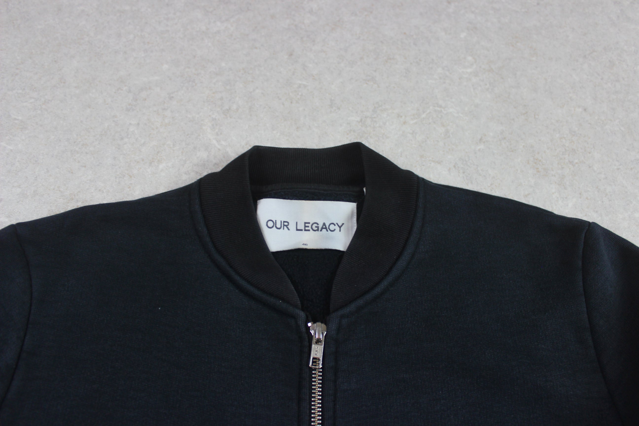 Our Legacy - Jersey Bomber Jacket - Black - 46/Small
