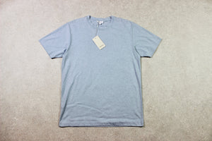 Sunspel - T Shirt - Blue - Medium - Brand New