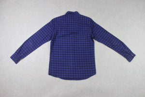 A.P.C. - Flannel Shirt - Purple/Black Check - Extra Small