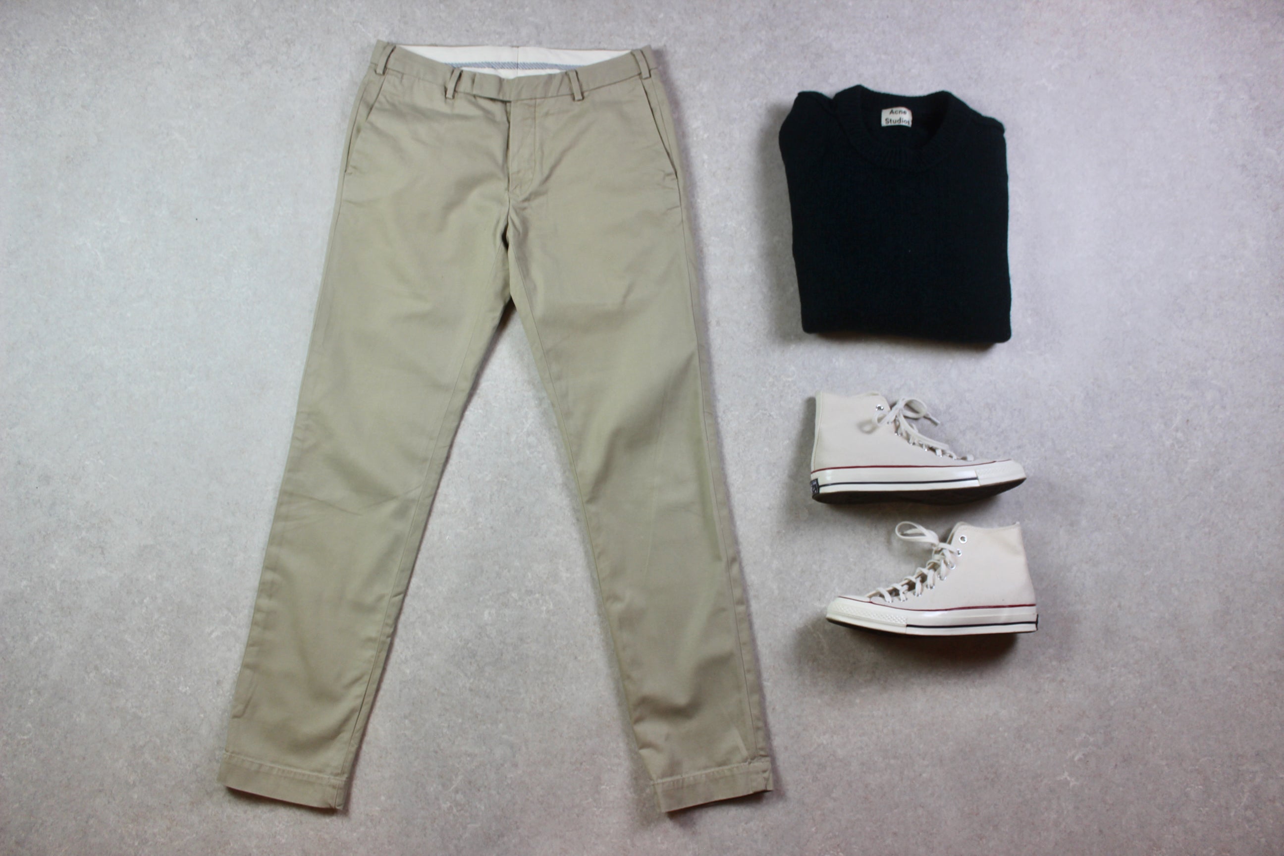 Polo Ralph Lauren - Slim Fit Chino Trousers - Beige/Khaki - 30/32