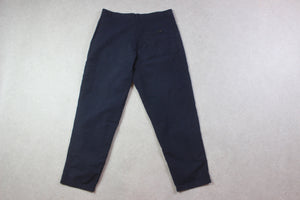 Oliver Spencer - Seersucker Judo Pant Trousers - Navy Blue - Medium