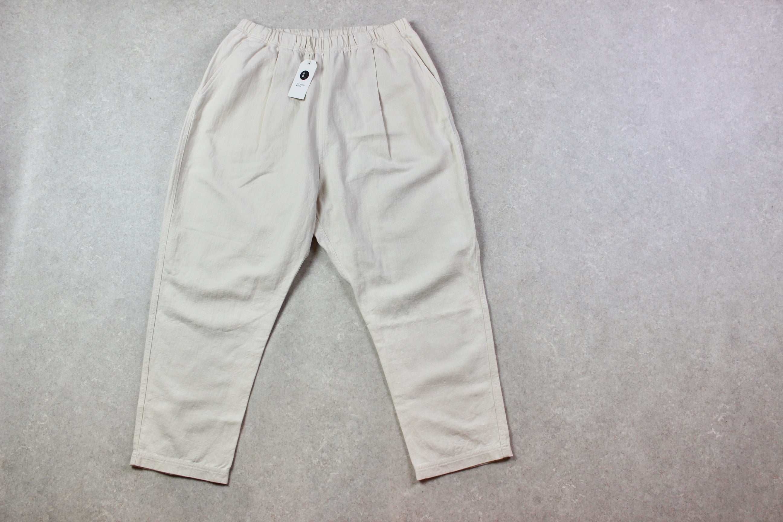 Universal Works - Kyoto Work Pant Trousers - Ecru/Cream - 32