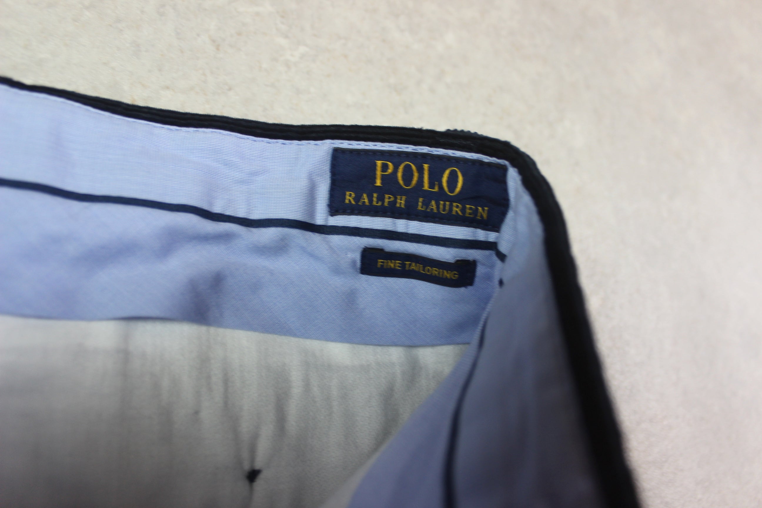 Polo Ralph Lauren - Cord Corduroy Trousers - Navy Blue - 30/32
