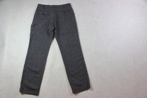 Oliver Spencer - Wool Herringbone Cargo Trousers - Grey - 32