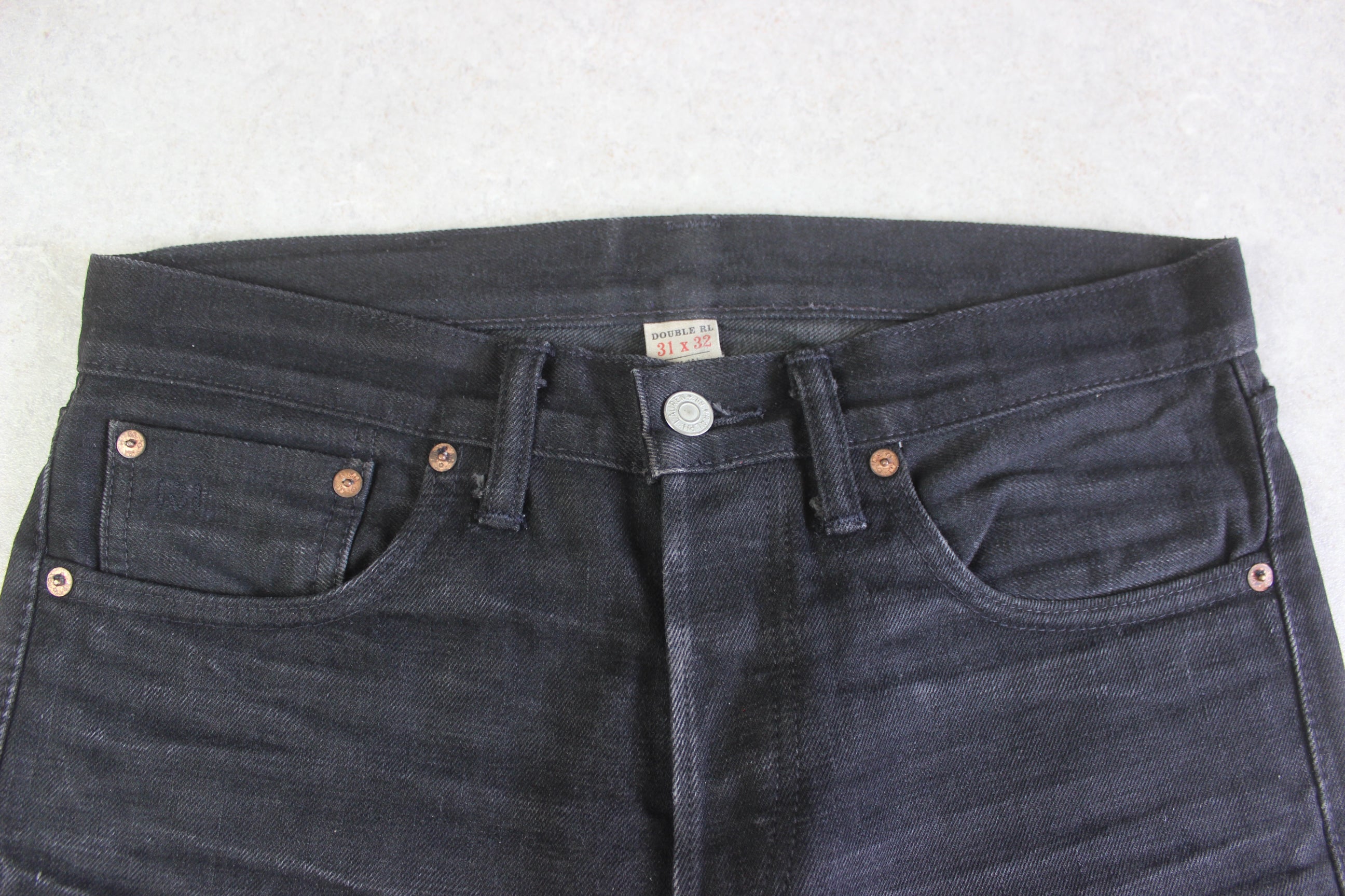 RRL Ralph Lauren - Slim Fit Jeans - Black - 31/32 – melior.