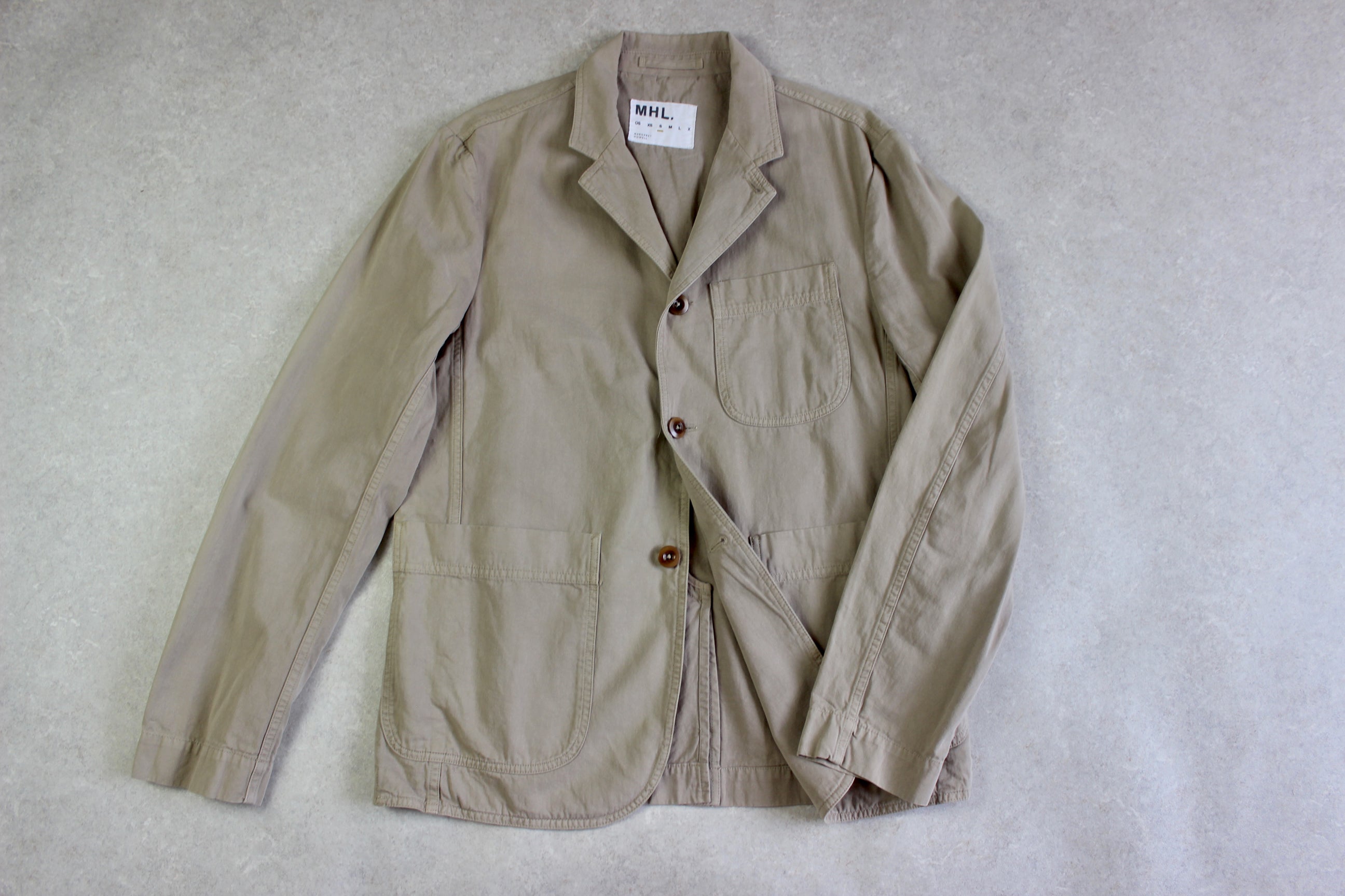 MHL Margaret Howell - Chore Workwear Jacket - Beige/Khaki - Small