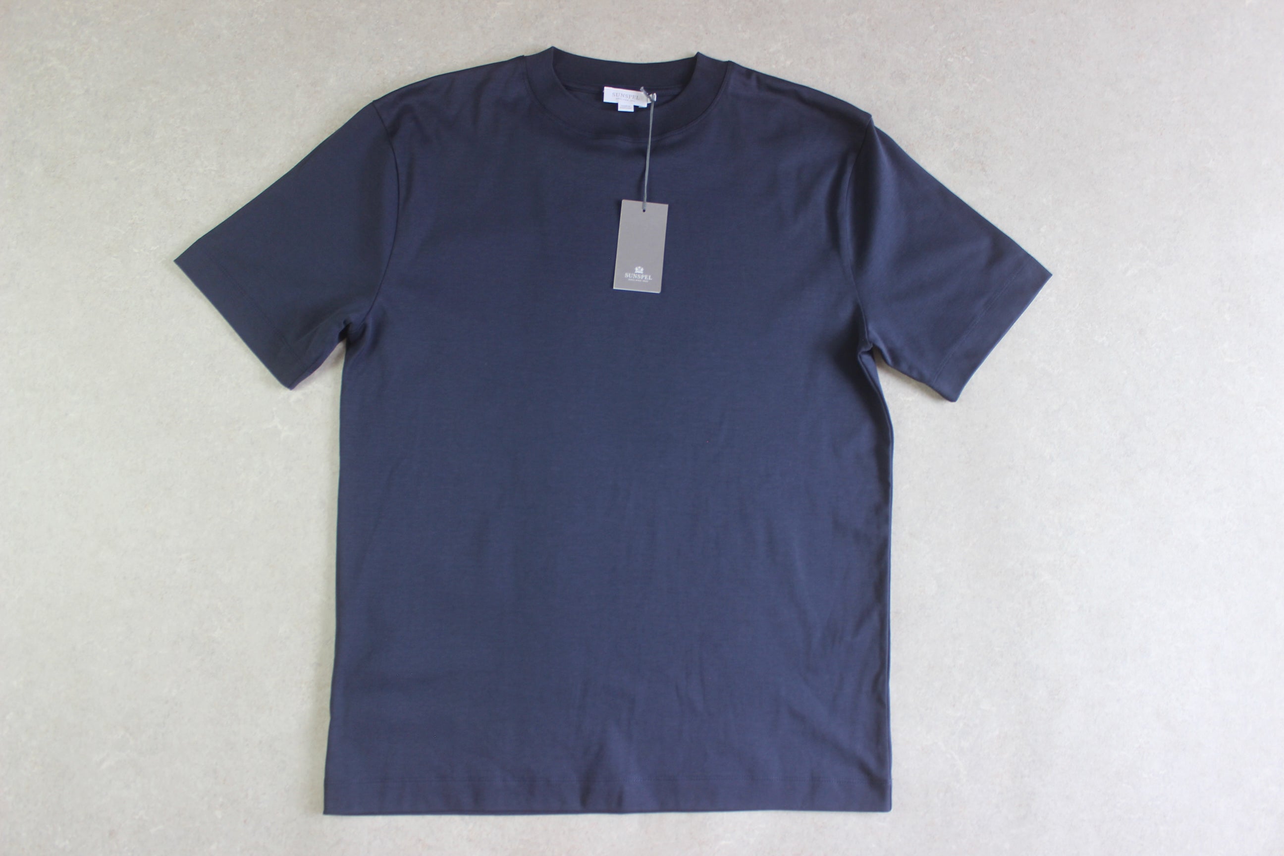 Sunspel - Brand New T Shirt - Navy Blue - Medium