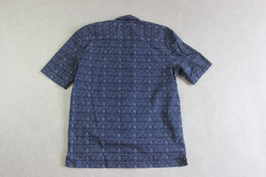Sunspel - Camp Collar Shirt - Blue/White - Medium