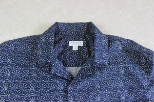 Sunspel - Camp Collar Shirt - Blue/White - Medium
