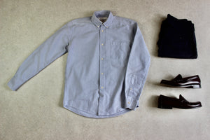 Our Legacy - Shirt - Blue Oxford - 46/Small