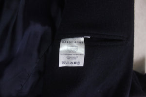 Hardy Amies Savile Row - Wool Coat - Navy Blue - 38