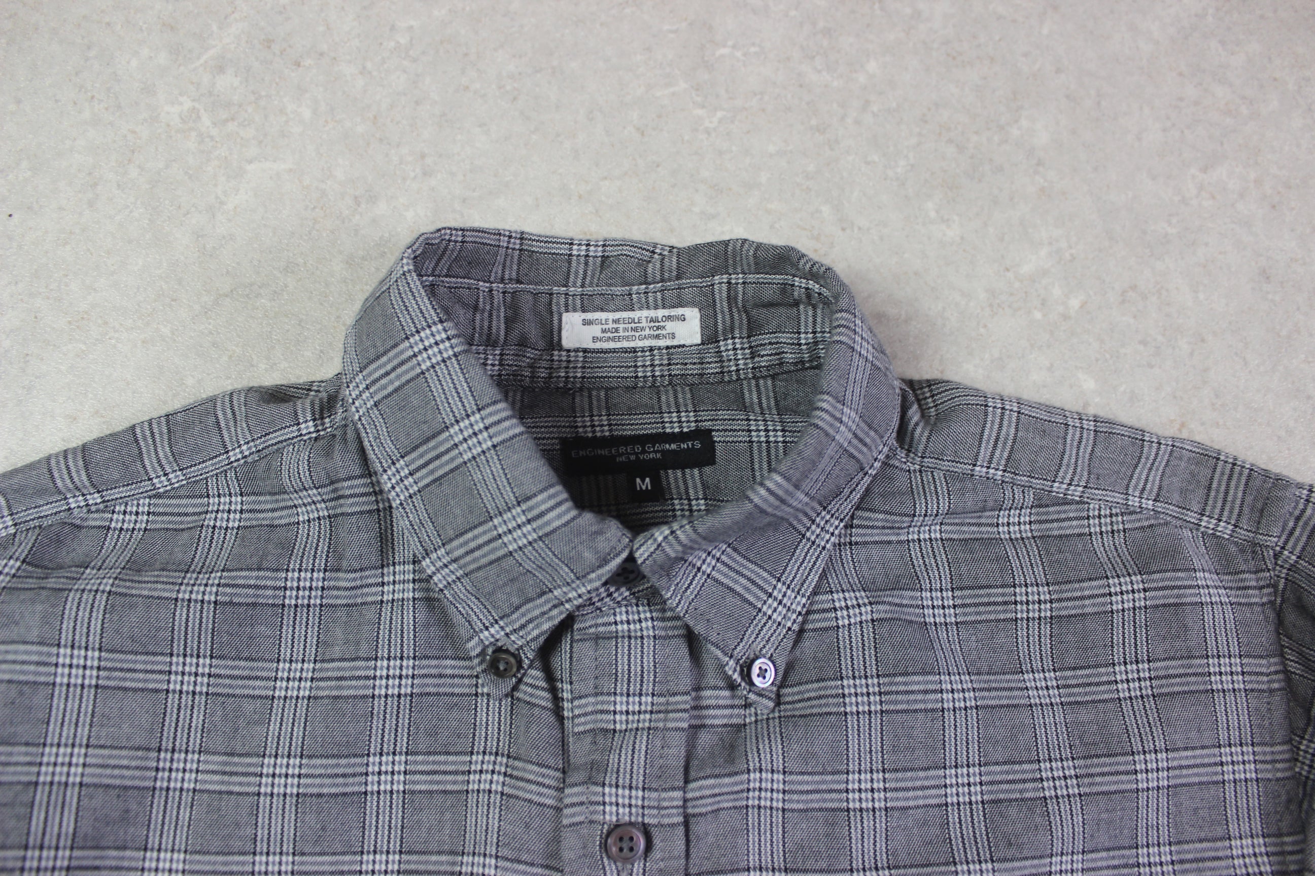 Engineered Garments - Shirt - Grey Check - Medium